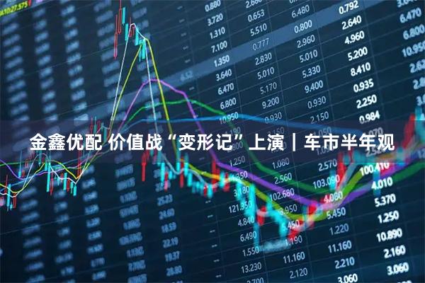 金鑫优配 价值战“变形记”上演|车市半年观