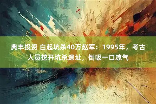 典丰投资 白起坑杀40万赵军：1995年，考古人员挖开坑杀遗址，倒吸一口凉气